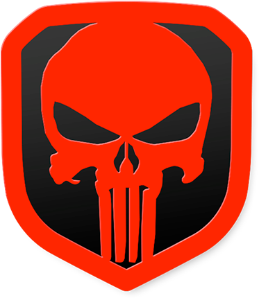 Punisher Skull White Clipart (600x600), Png Download