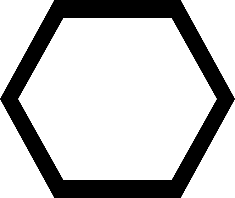 Polygon Png Hexagon Clipart Black And White Transparent Png Large Size Png Image Pikpng