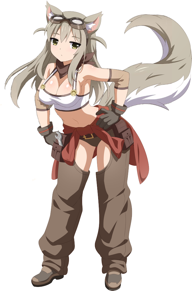 Lily The Mechanic - Anime Clipart (852x1000), Png Download