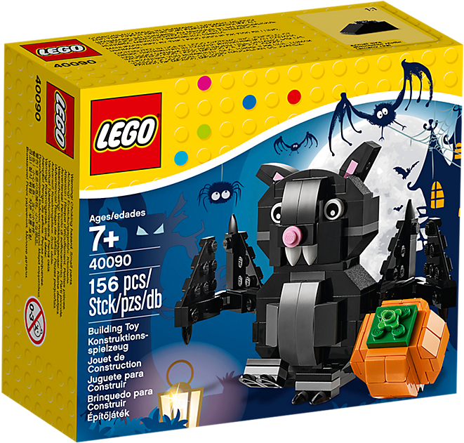 40090 Halloween Bat Revealed - Lego Halloween Bat Clipart (840x630), Png Download