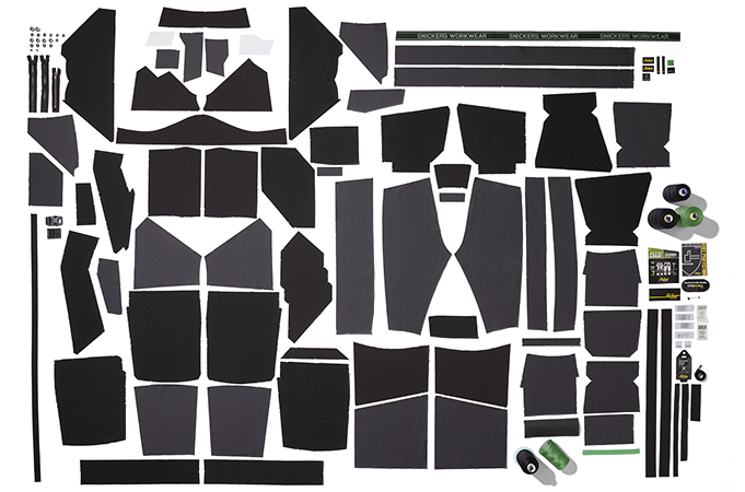 How Snickers Workwear Trousers Are Made - Closet Clipart (689x450), Png Download