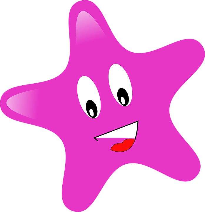Star Face Cliparts - Smiley Stars Clipart - Png Download (697x720), Png Download
