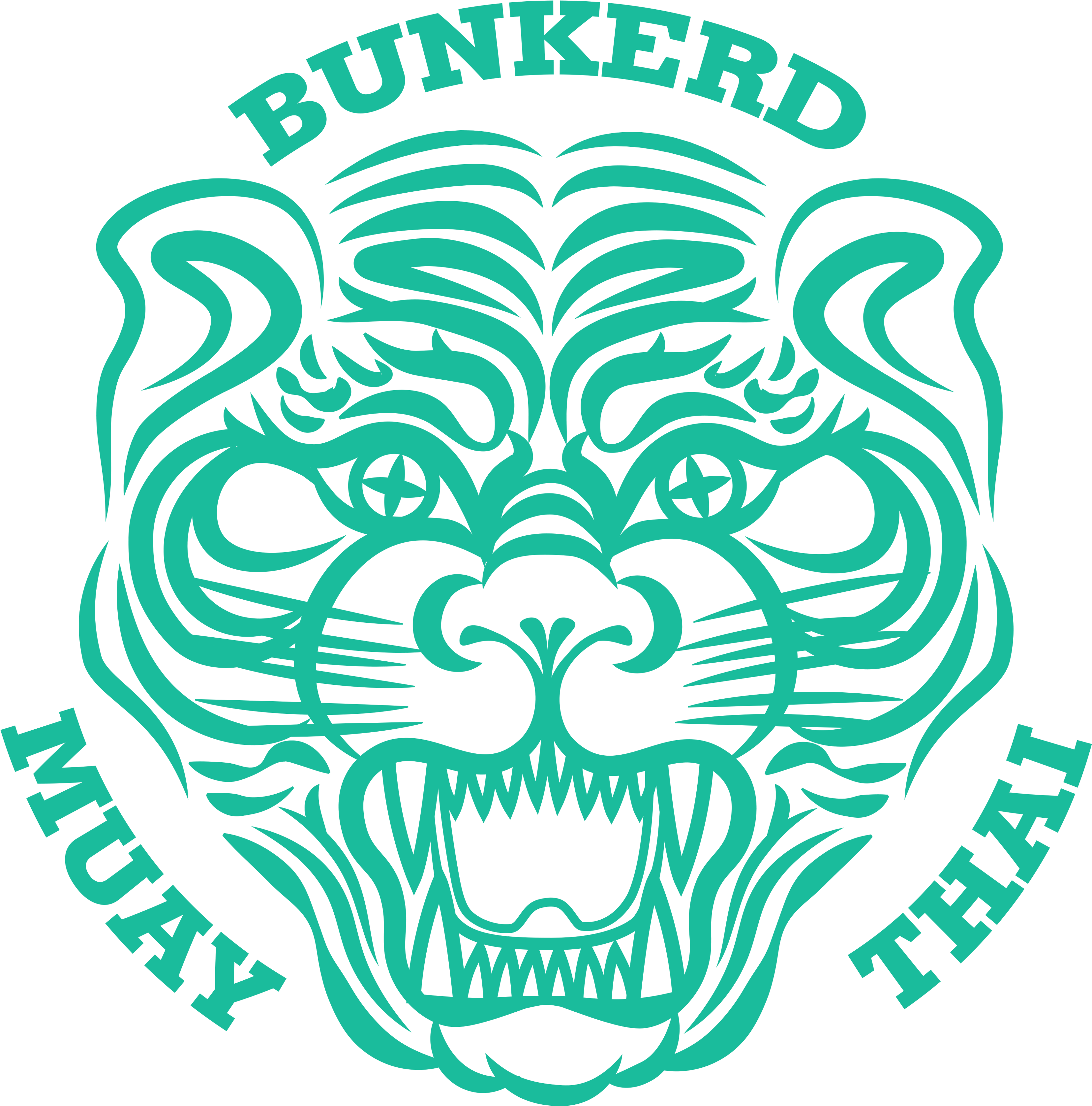 Tigerprintgreen - T Shirts Print Design Png Clipart (3600x3600), Png Download