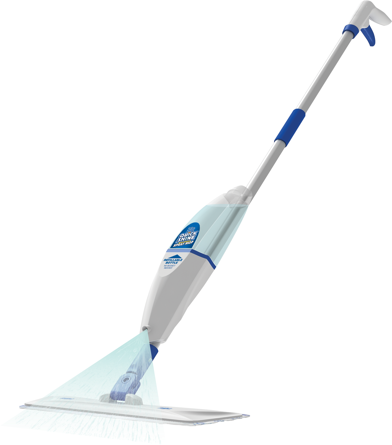Quick Shine Multi Surface - Quick Shine Multi-surface Spray Mop Clipart (1744x2020), Png Download