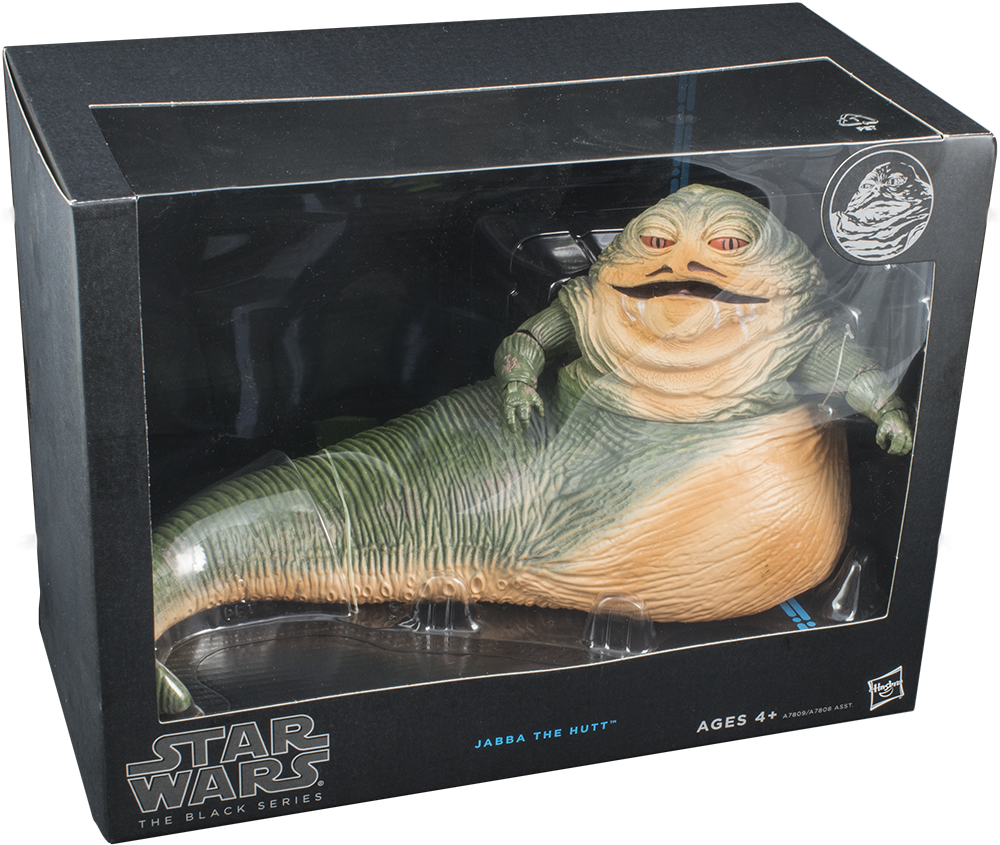 Jabba The Hut 6" Star Wars Black Series Action Figure - Star Wars Black Series 6 Jabba Clipart (1000x845), Png Download