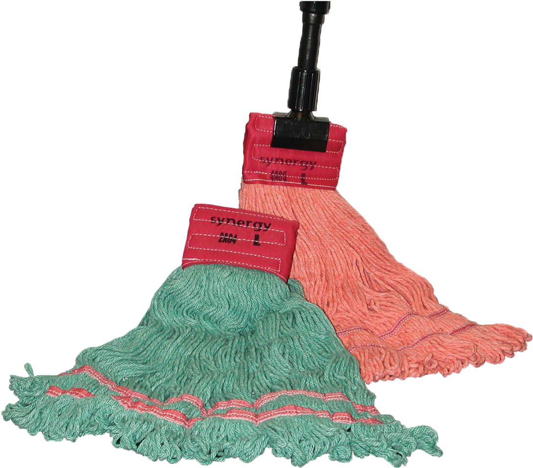 Synergy Looped End Wet Mop - Floor Clipart (1280x1260), Png Download