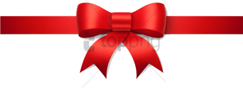 Free Png Bowtie Png Png Image With Transparent Background - Xmas Bow Png Clipart (850x369), Png Download