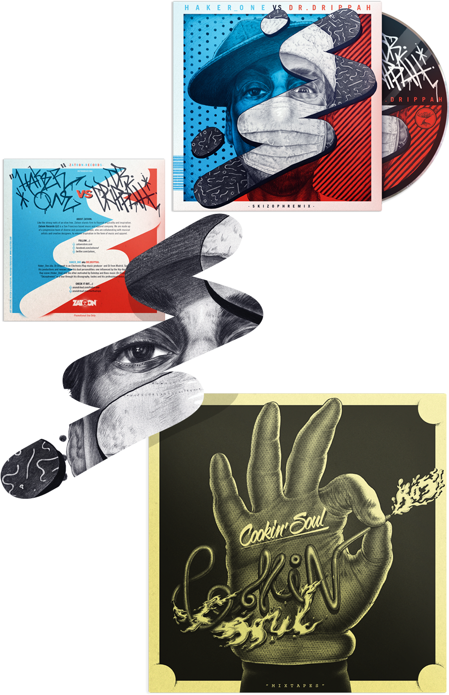 Zatoon Mixtape Coversvalistika - Illustration Clipart (900x1389), Png Download