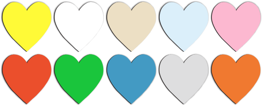 #s-hrt13m, Packages Of - Heart Clipart (1321x536), Png Download