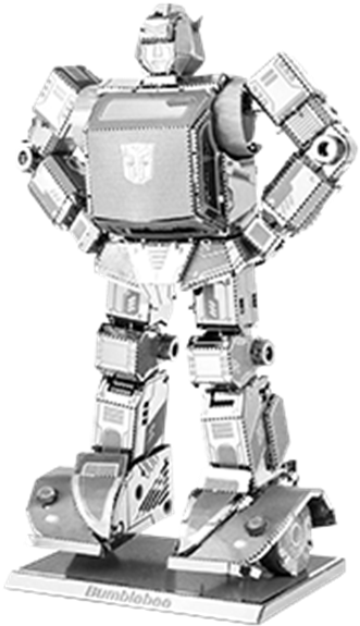 Metal Earth Transformers Bumblebee 3d Diy Metal Model - Bumblebee Clipart (600x600), Png Download