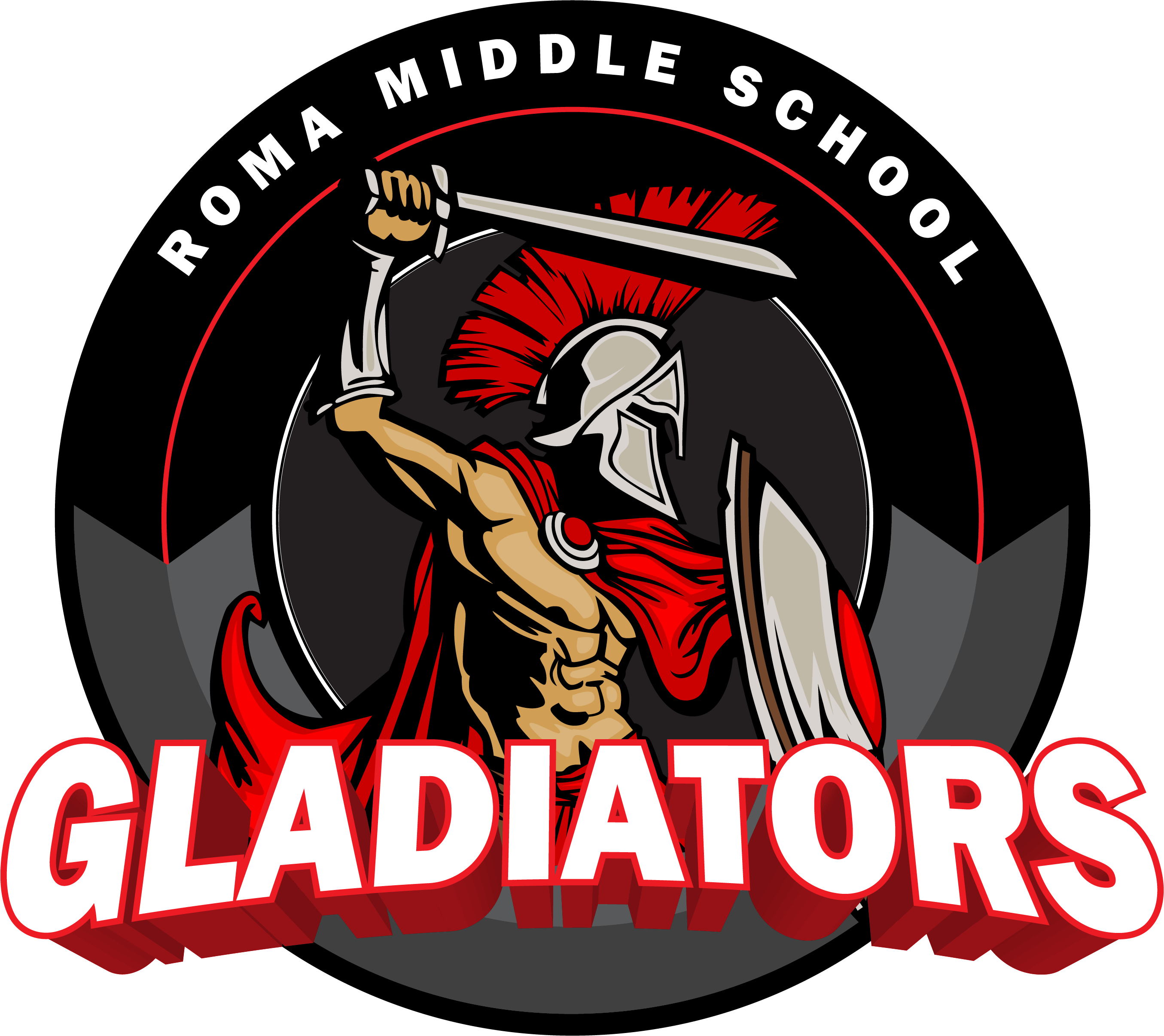 Roma Middle School Spartacus Clipart Large Size Png Image PikPng