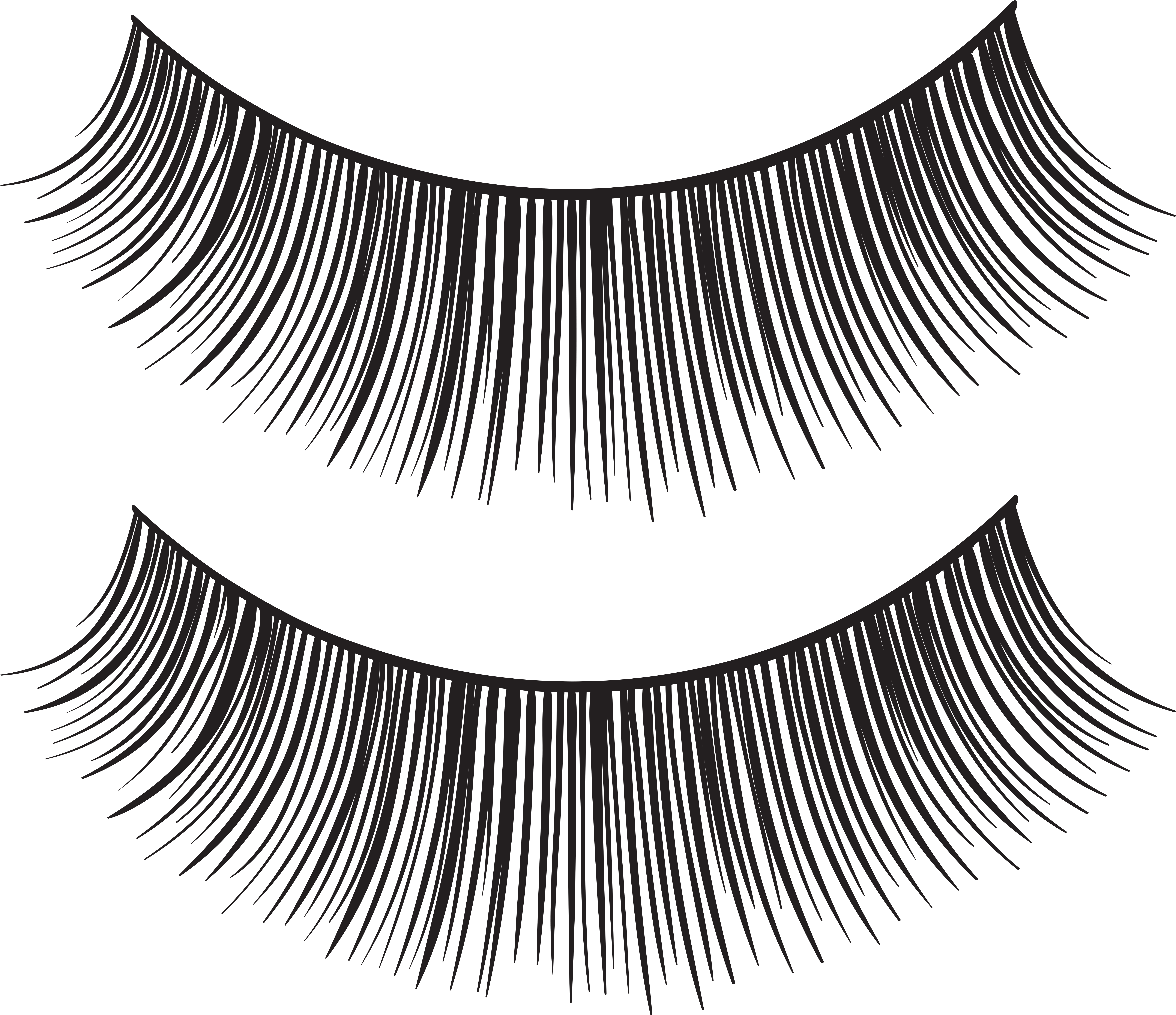 Eyelashes Png Transparent Eyelash Clipart (8000x6903), Png Download