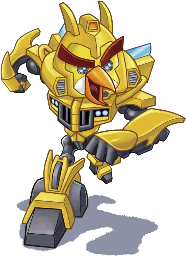 Bumblebee Chuck Running Transparent Clipart (631x870), Png Download