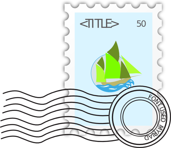 Postage Stamp Clip Art - Png Download (600x519), Png Download