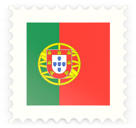 Portugal Flag Stamp Clipart (640x480), Png Download