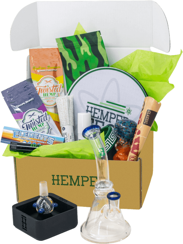 Hemper Subscription Box - Weed Mystery Box Clipart (960x960), Png Download