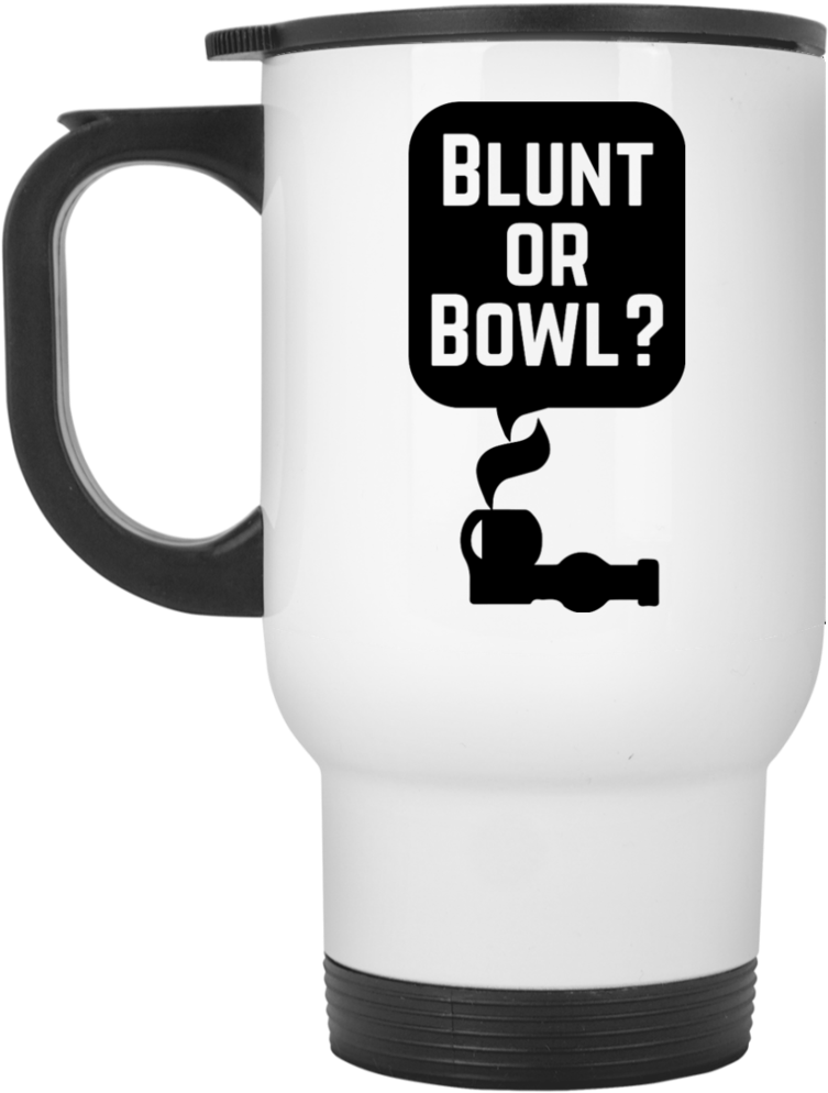 Blunt Or Bowl Travel Mug - Coffee Cup Clipart (1024x1024), Png Download