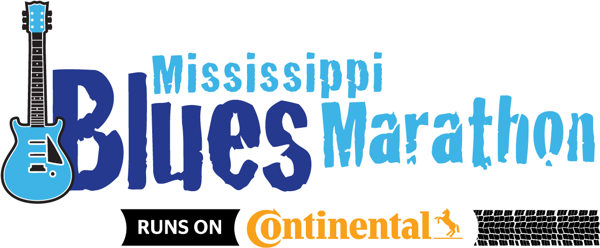 Mississippi Blues Marathon - Ms Blues Marathon Logo Clipart (1217x507), Png Download