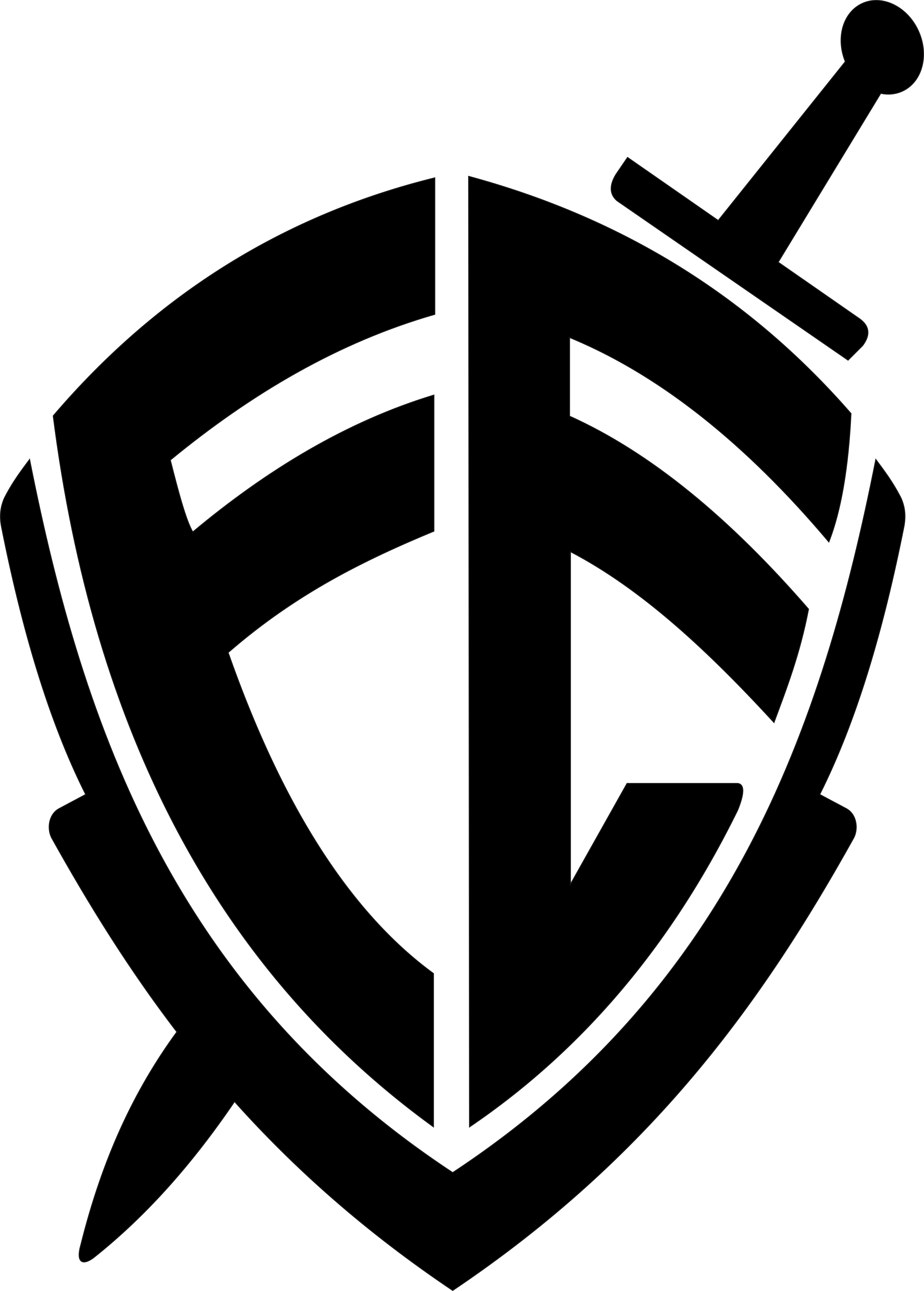Símbolo Da Fé, Escudo - Escudo Da Fé Png Clipart (3500x4890), Png Download