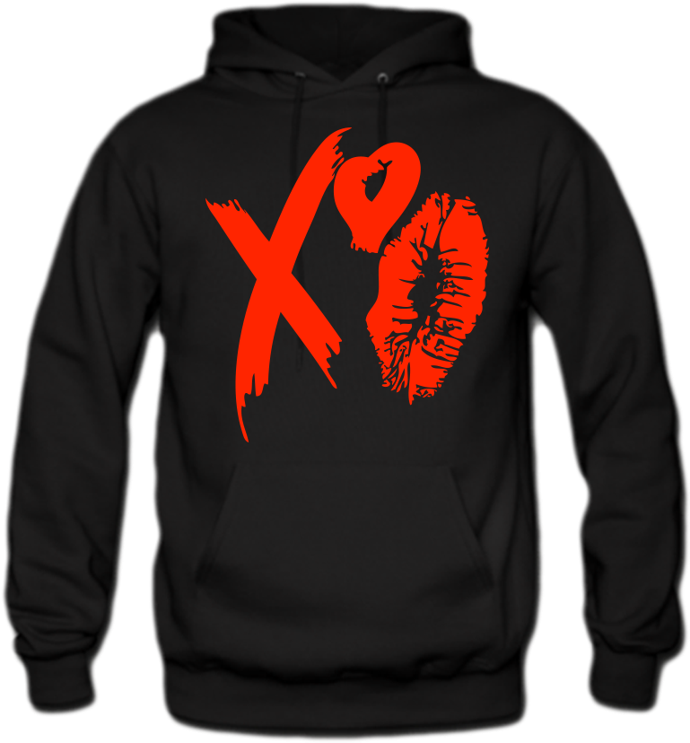 Xo The Weeknd Hoodie - Arctic Cat Hoodie Clipart (807x868), Png Download