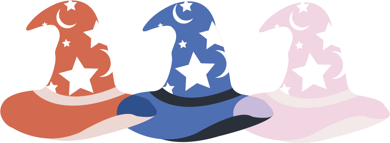 Hats - Crescent Clipart (1274x475), Png Download