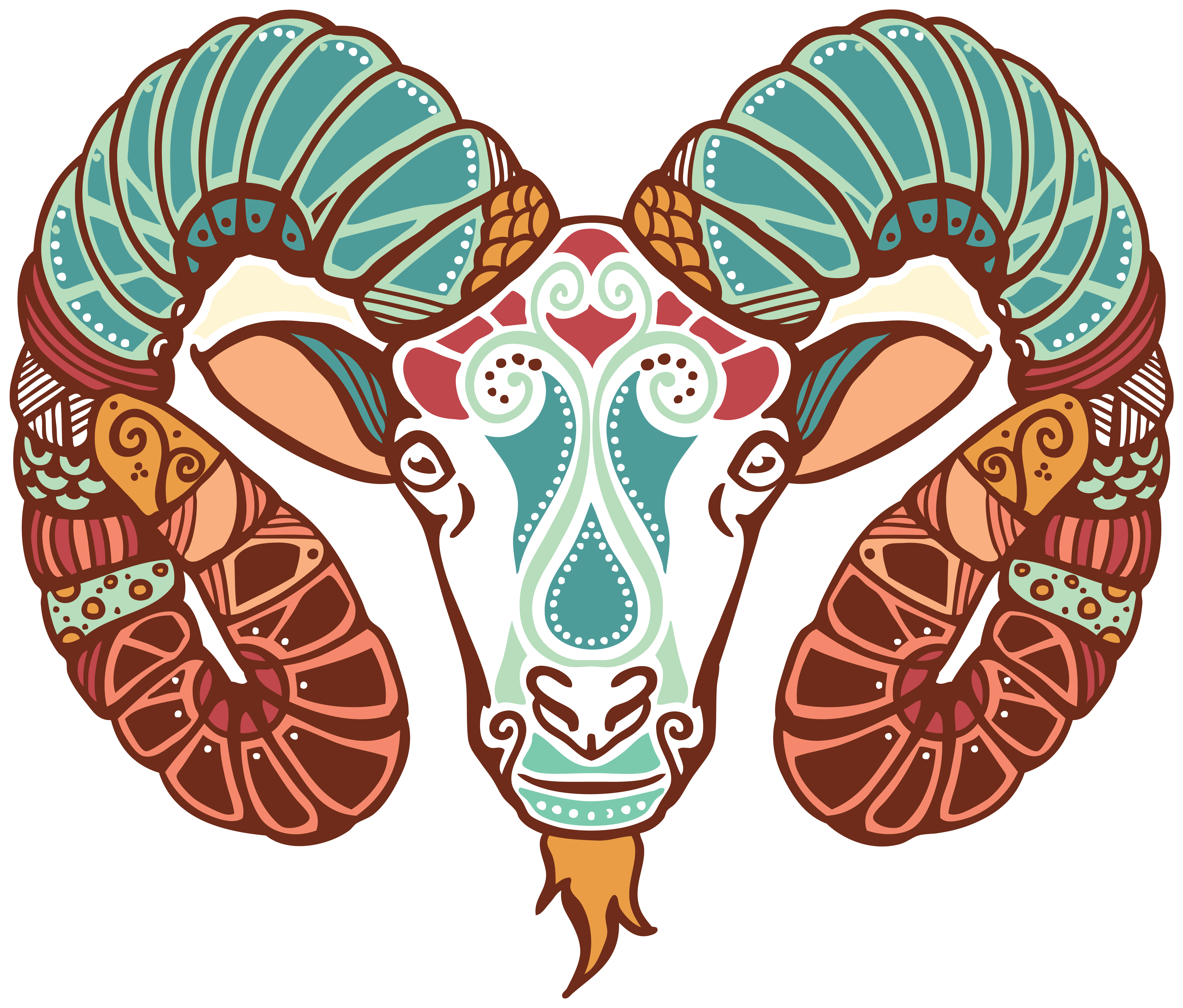 New Year 2019 Aries Clipart (5262x4485), Png Download