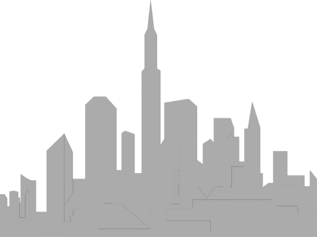 Cityscape Clipart Boston Skyline - City Clipart Transparent Background - Png Download (640x480), Png Download