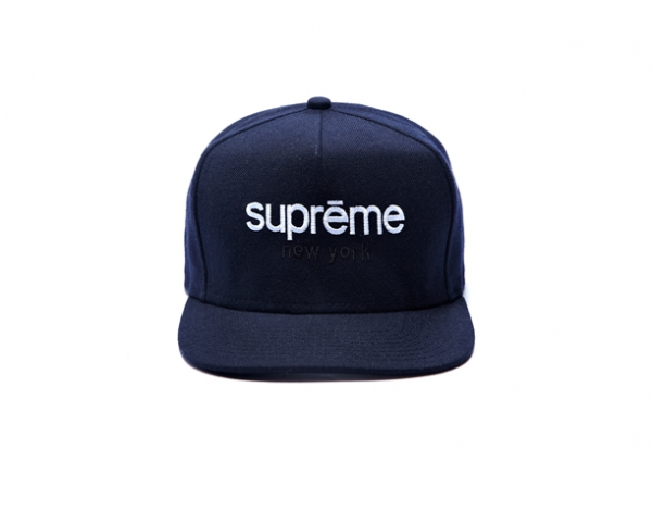 Supreme Hats By Supreme New York Snapback Hat Navy - Baseball Cap Clipart (600x600), Png Download