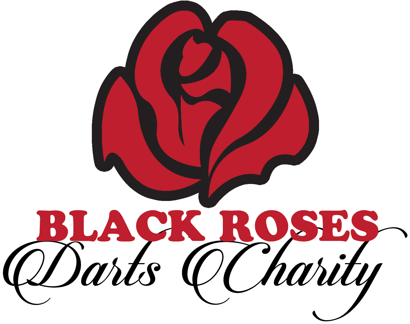 Black Roses Darts - Las Vegas Sign Clipart (1476x1476), Png Download