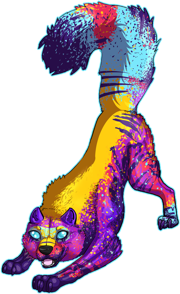 Explosion Of Color Png Clipart (614x1004), Png Download