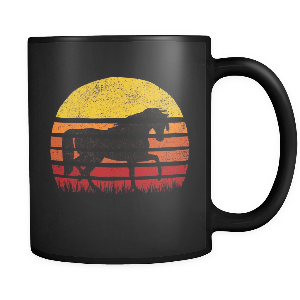 Retro Horse Silhouette Sun - Your Husband My Husband Clipart (1024x1024), Png Download