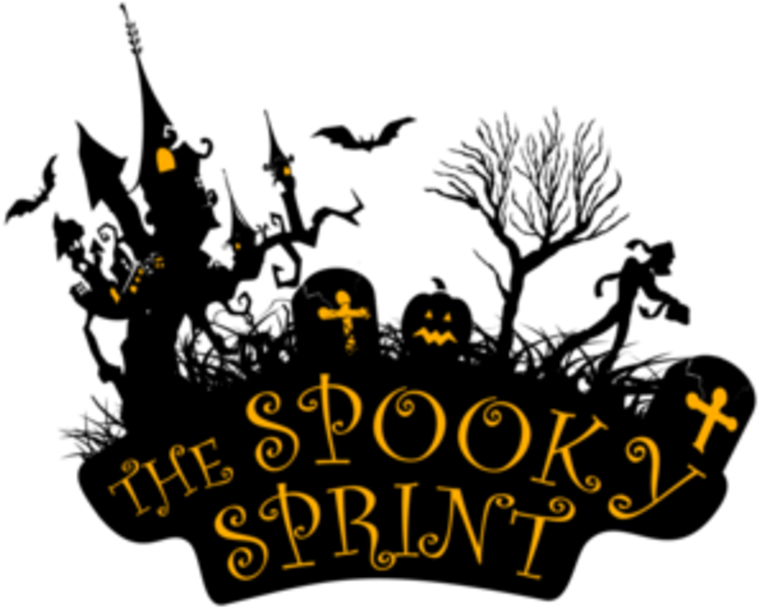 The Spooky Sprint 5k And Kids Races - Png Spooky Clipart (800x665), Png Download