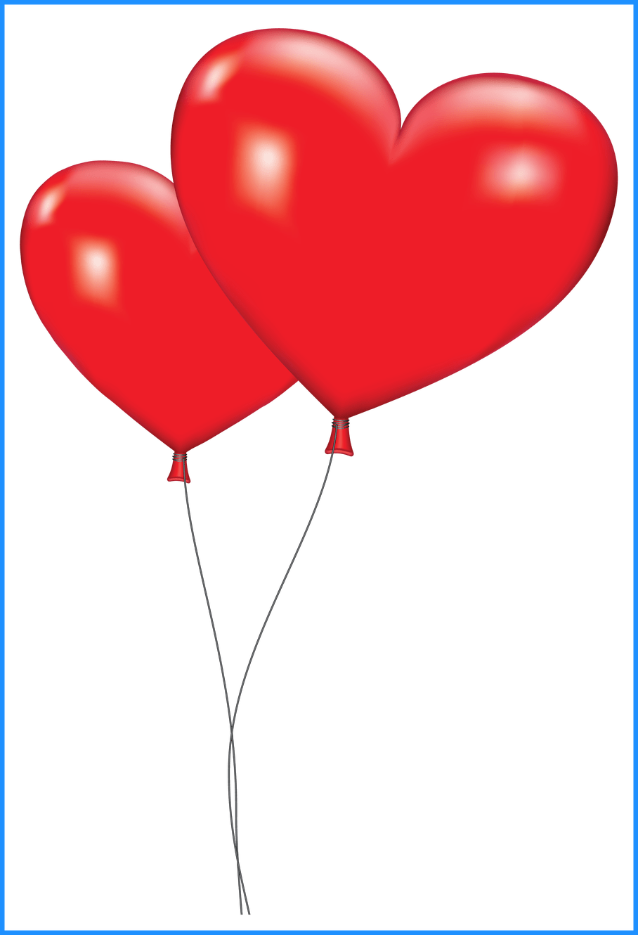 Dog Balloon Clipart - Transparent Background Heart Balloon Transparent - Png Download (908x1330), Png Download