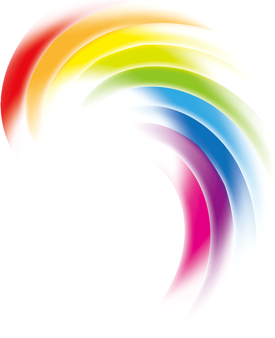 Mq Rainbow Swirls Swirl Color Colorful - Circle Clipart (916x1123), Png Download