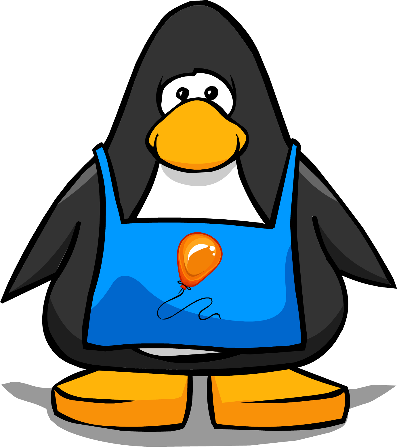 Balloon Clipart Vendor - Penguin From Club Penguin - Png Download (1380x1555), Png Download