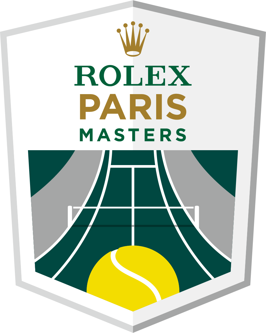 Atp Rolex Paris Master Logo , Png Download - Atp 1000 Rolex Masters Paris 2018 Backgrounds Clipart (930x1164), Png Download