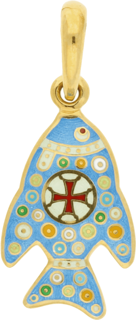 Christian Russian Orthodox Silver Enamaled Pendant - Locket Clipart (1250x1250), Png Download