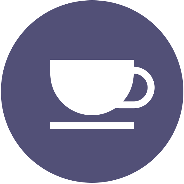 The Next Coffee With Mr - Circle Clipart (600x600), Png Download