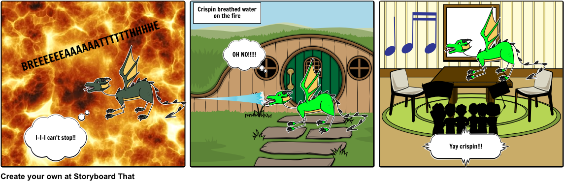 Crispin's Fire Breath - Cartoon Clipart (1164x385), Png Download