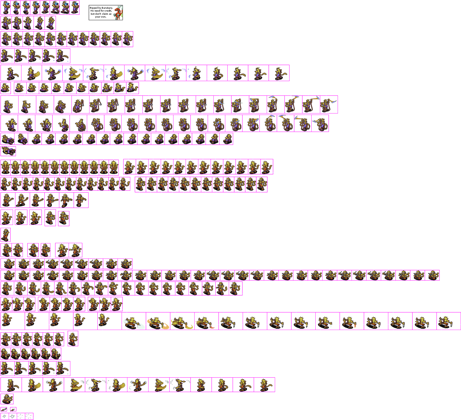 Barubary's Sprites, Modified By Me Clipart (1600x1461), Png Download