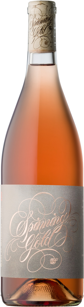 2017 Spinning Gold Rose 750ml - Glass Bottle Clipart (500x1093), Png Download