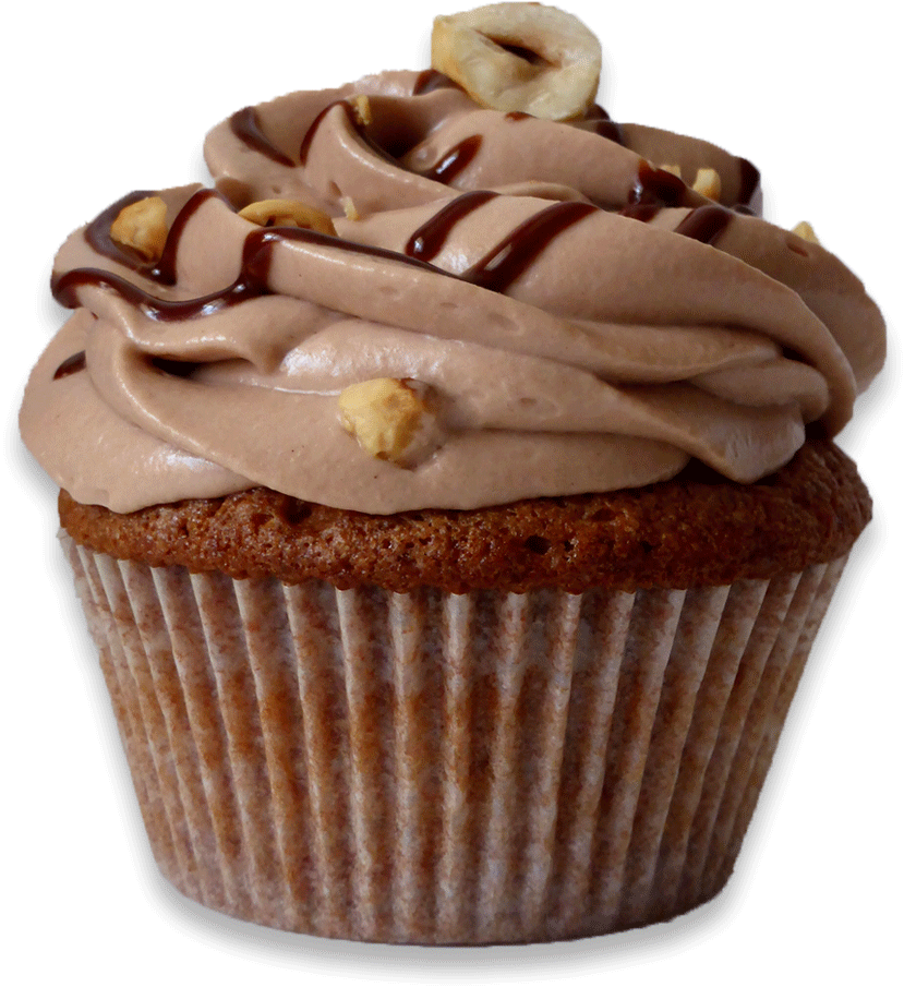Nutella - Cupcake Clipart (1000x1000), Png Download