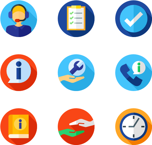 Help And Support - Circle Clipart (600x564), Png Download