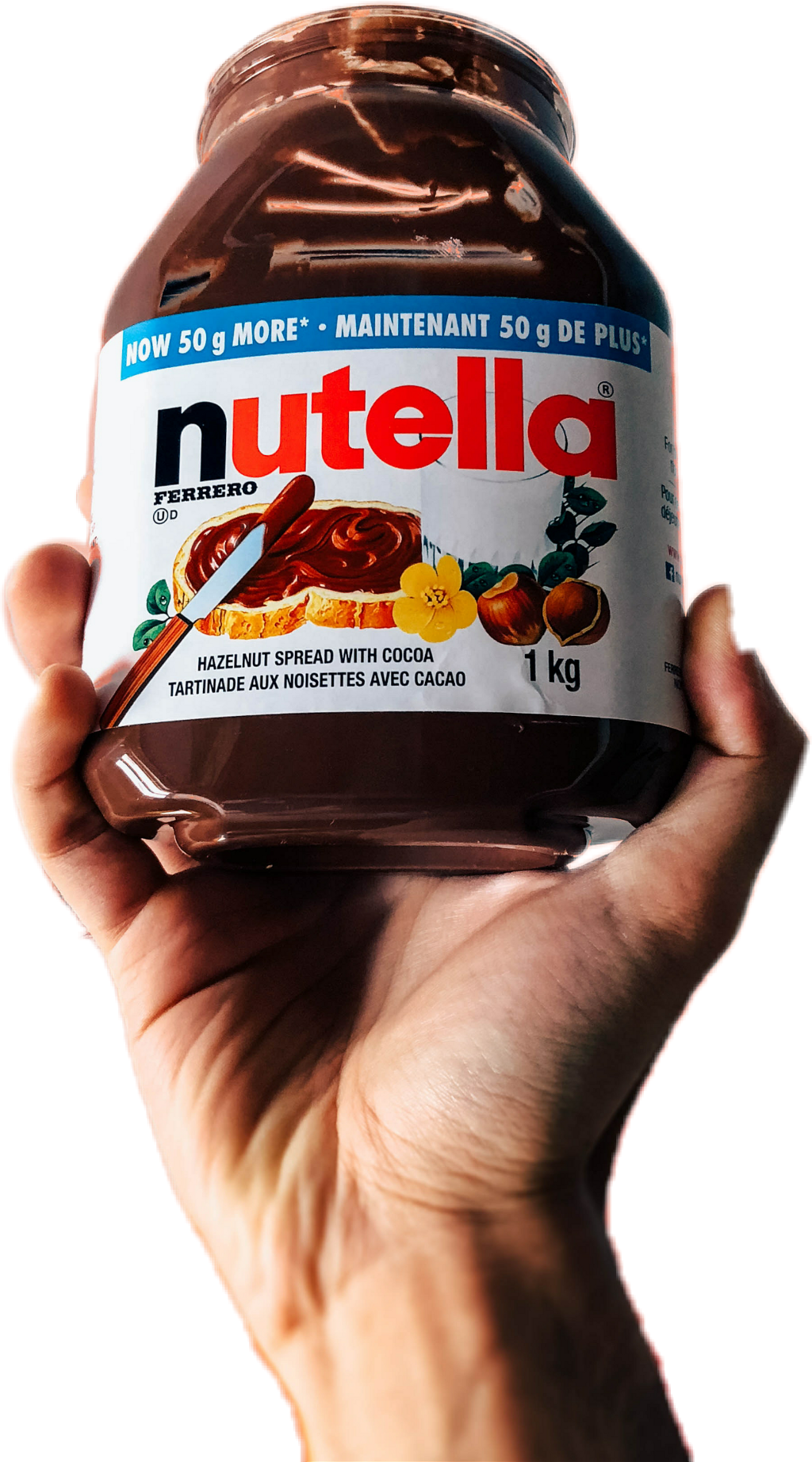 Nutella Sticker Clipart (1024x1844), Png Download