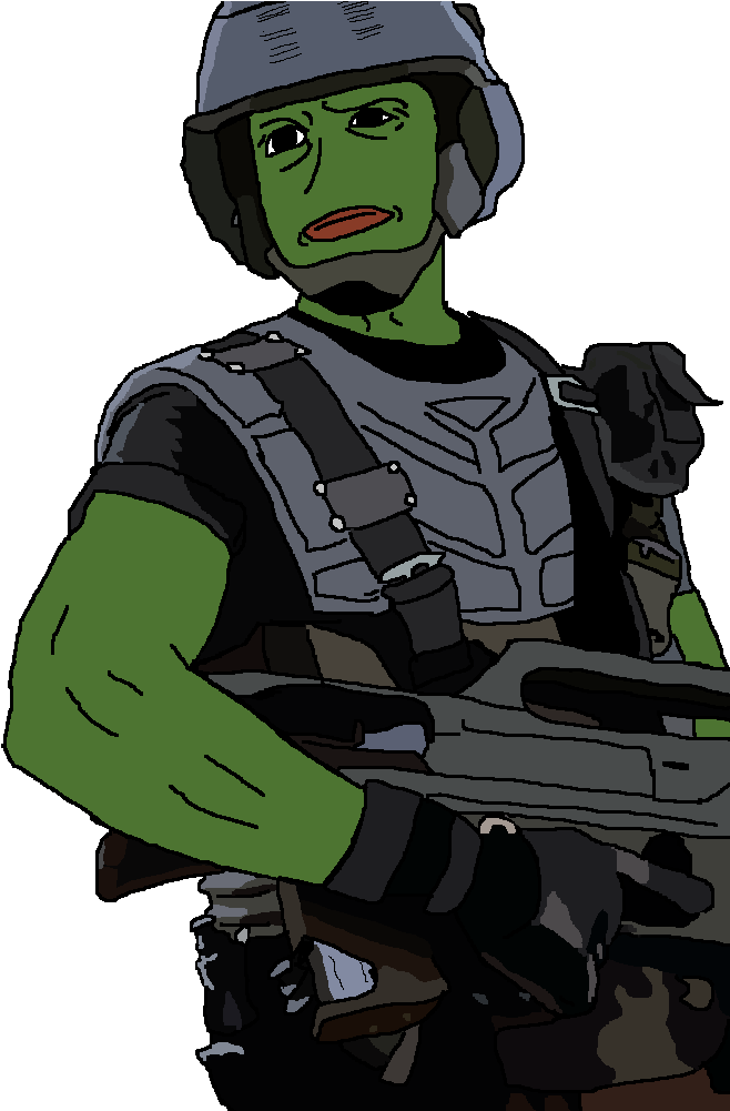 Starship Troopers Pepe , Png Download - Combat Medic Clipart (658x1001), Png Download