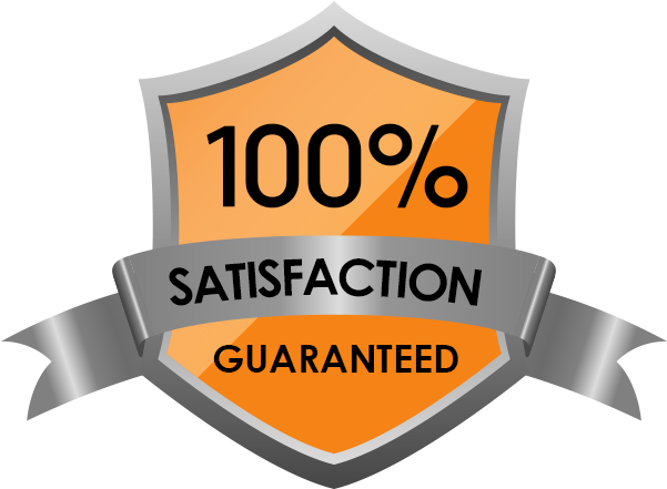 Web Development Consulting Agency, Website Optimization - 100 Satisfaction Guarantee Logo Orange Clipart (630x534), Png Download