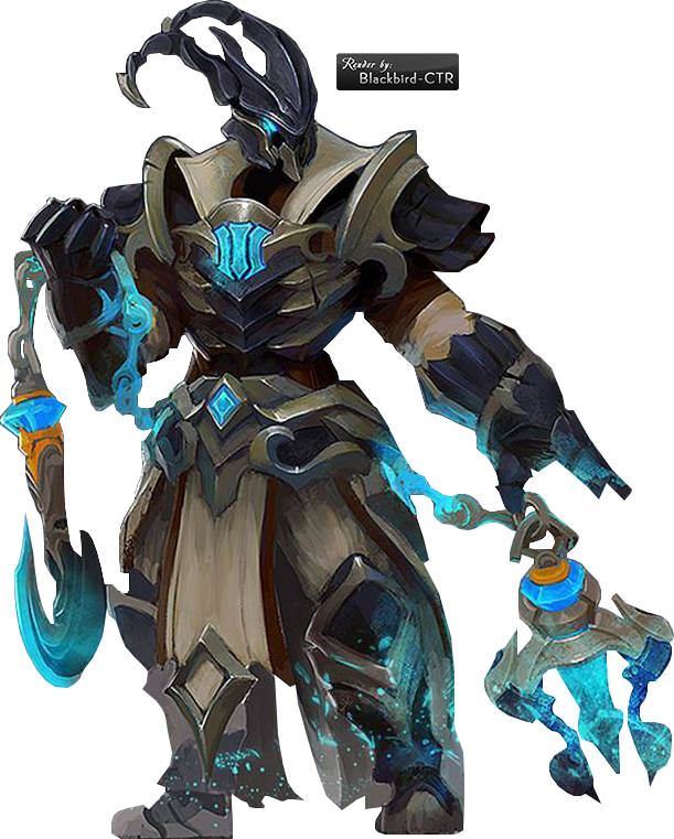 Thresh League Of Legends Render Clipart (611x761), Png Download