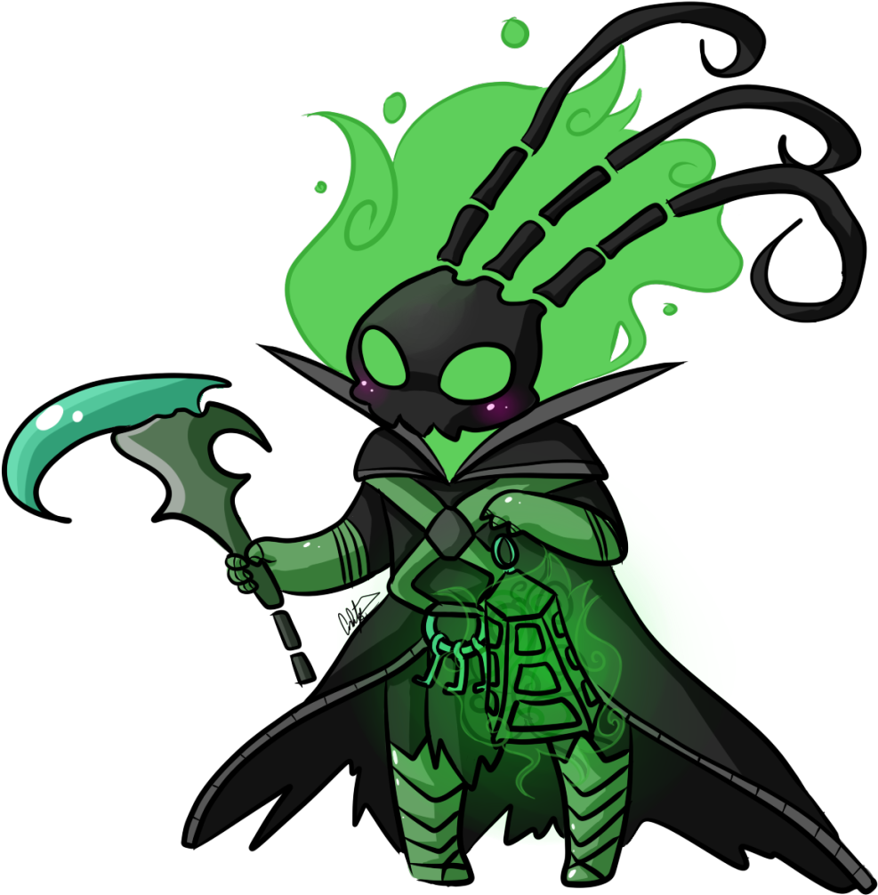 “a Chibi Thresh I Did For A Friend With 1,920 Ranked - Thresh Chibi Lol Png Clipart (1280x1280), Png Download