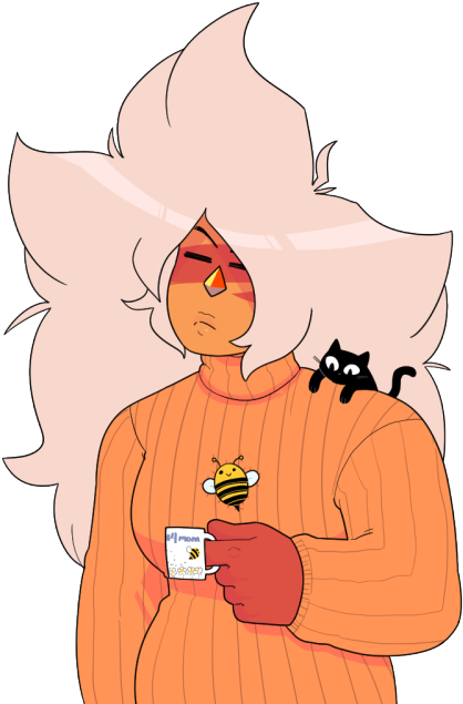 Steven Universe Sweater Resume Jasper In A Know Your - Steven Universe Jasper Png Clipart (500x641), Png Download