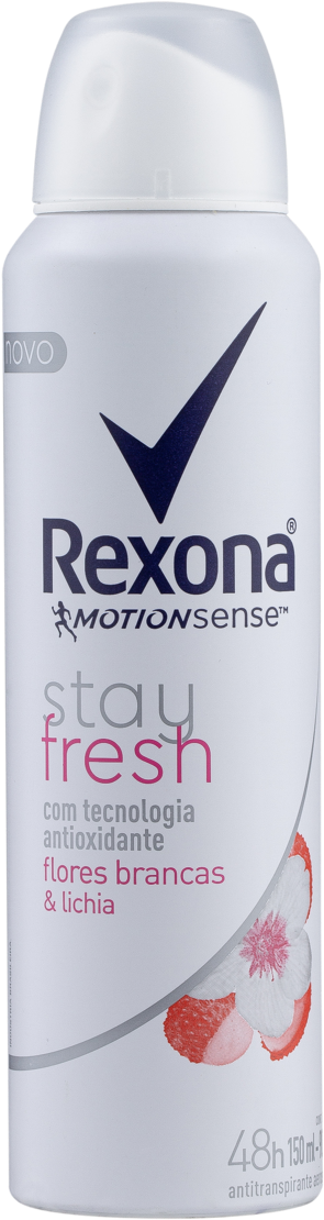 Desodorante Antitranspirante Rexona Motion Sense Flores Clipart (295x1110), Png Download